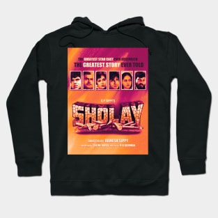 Sholay Retro Art Hoodie